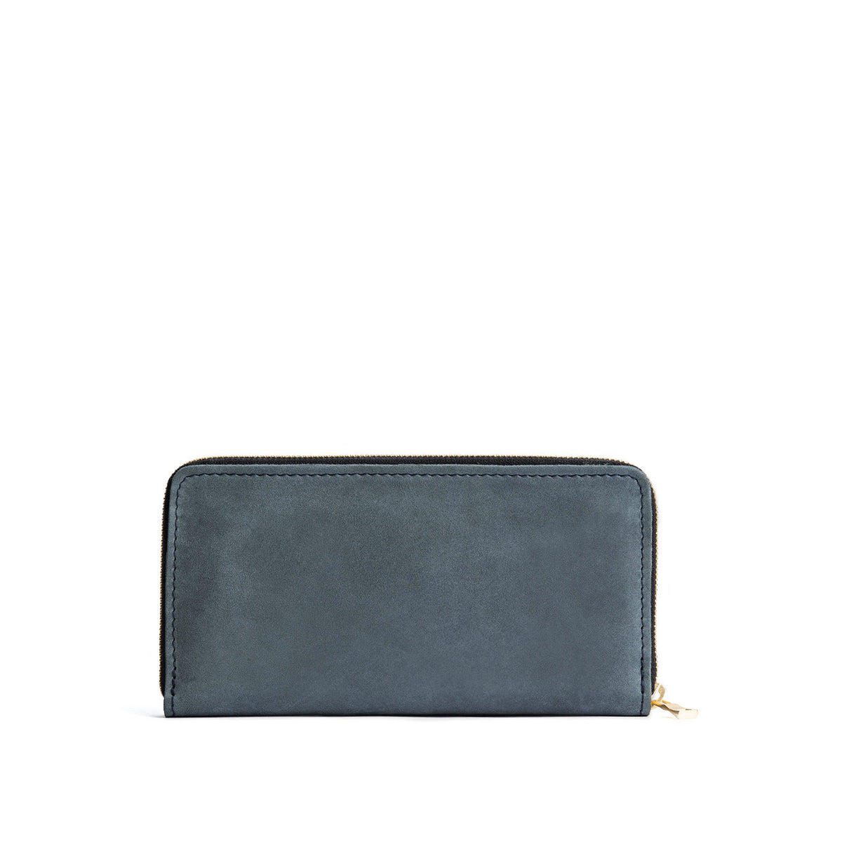 Storm | Large accordion leather wallet with zipper closed