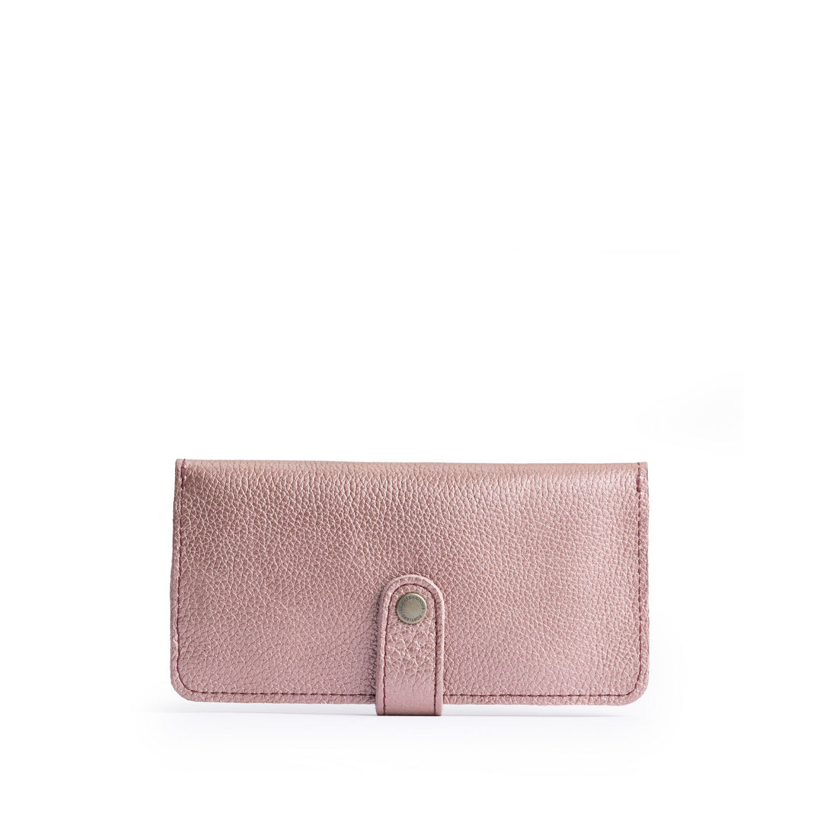 Supernova | Leather wallet with snap closed