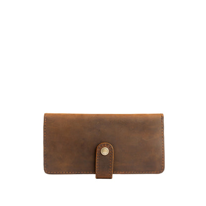 Canyon | Leather wallet with snap closed