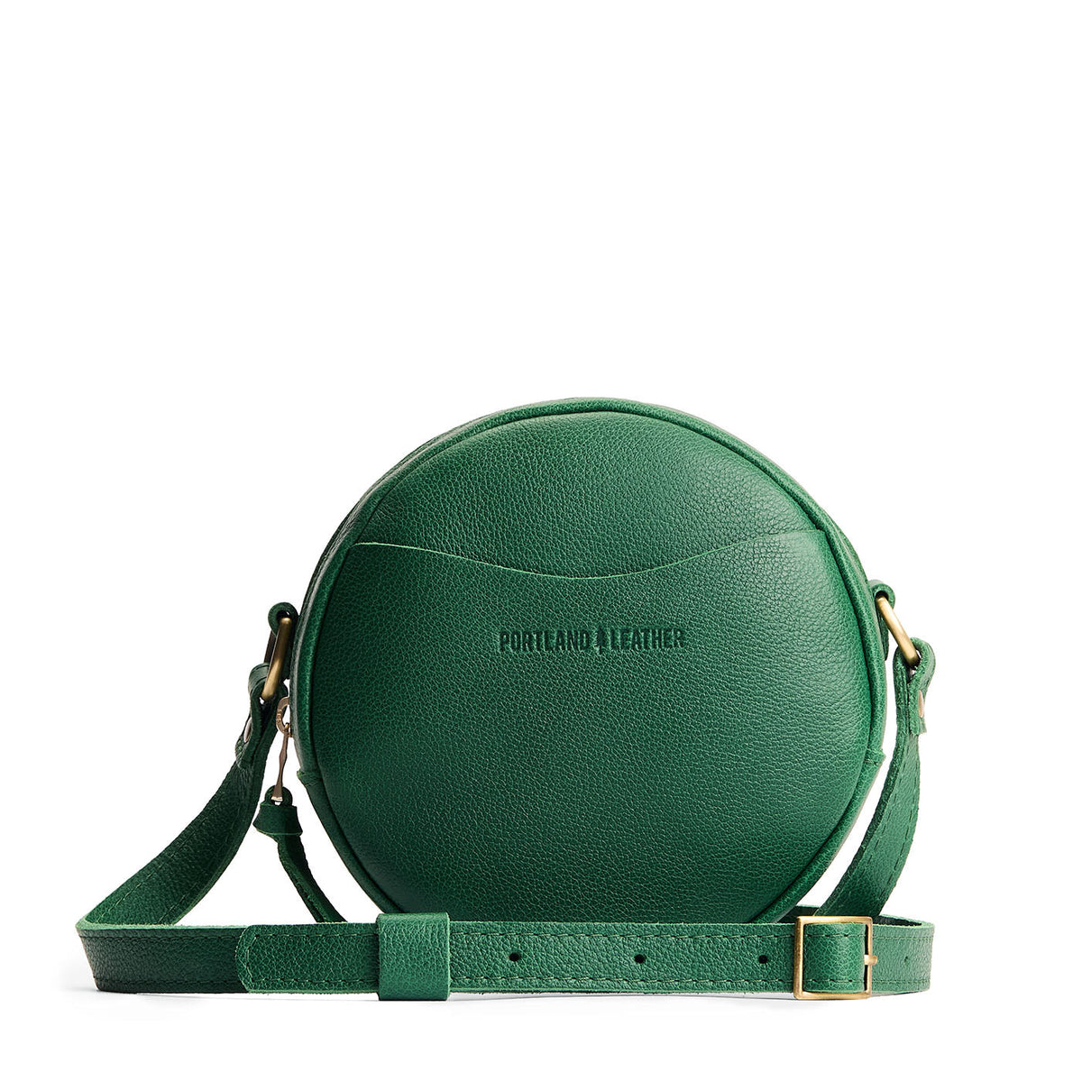Bacalar*Small | Circle shaped crossbody bag with top zipper