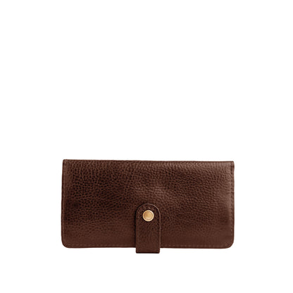 Coldbrew | Leather wallet with snap closed