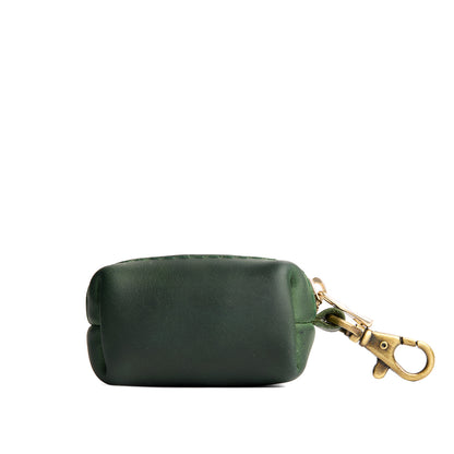 Evergreen | Leather small keychain pouch