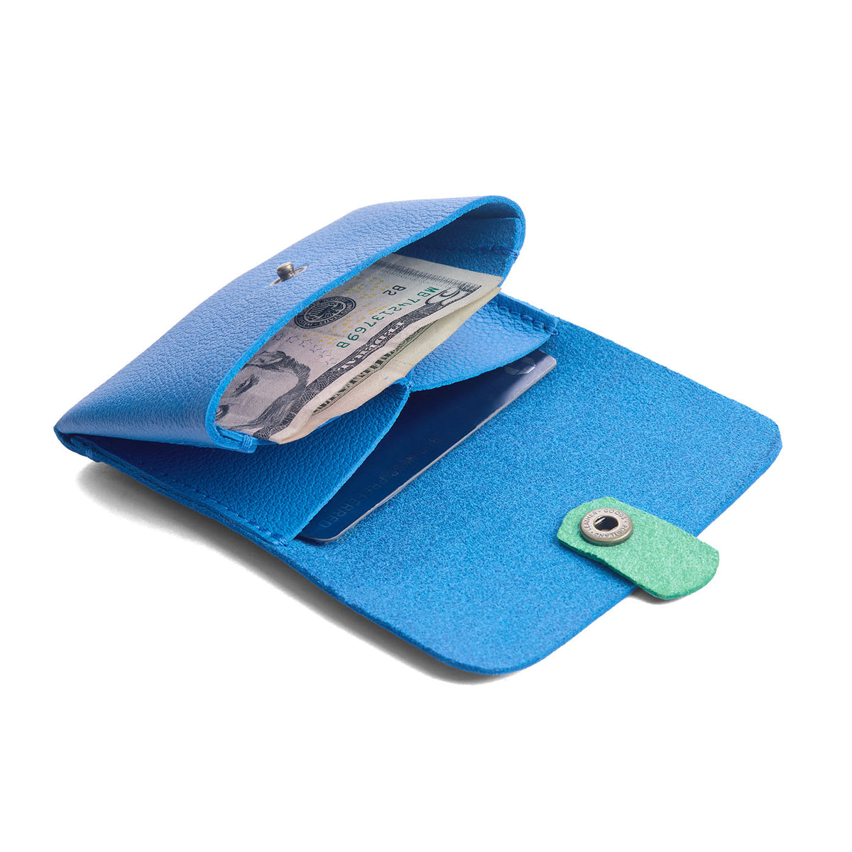 Skydive | Envelope snap wallet with contrast pull tab