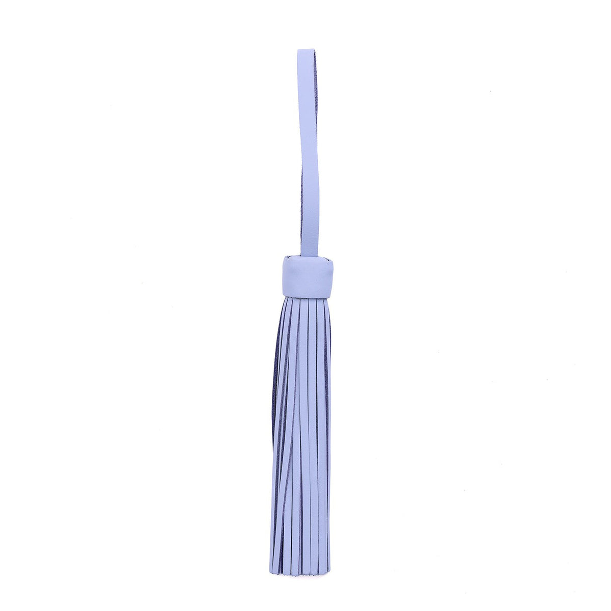 Jacaranda*Jumbo | Fringed leather tassel with leather loop