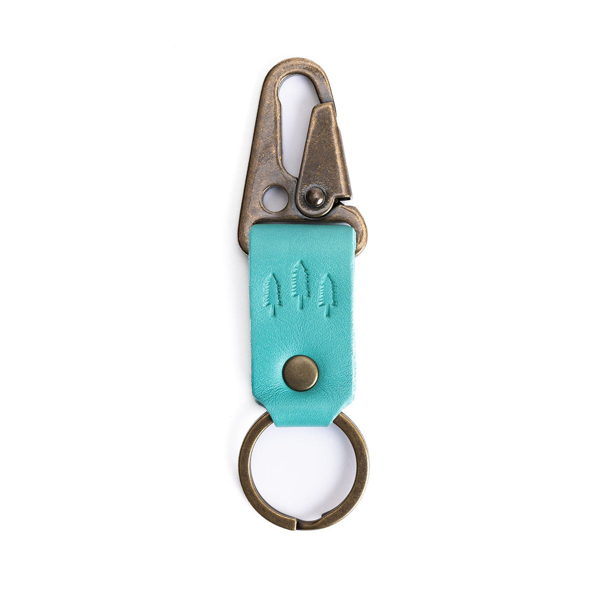 Optical*Short | leather logo branded keychain