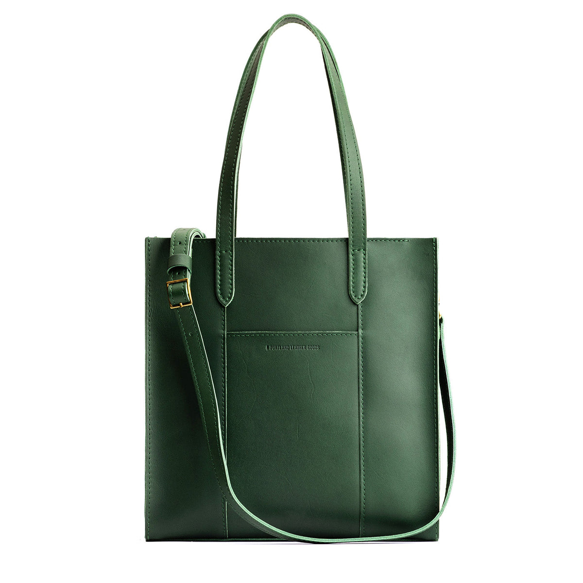 Aruba*North/South | Structured large tote bag with overlapping panels and crossbody strap