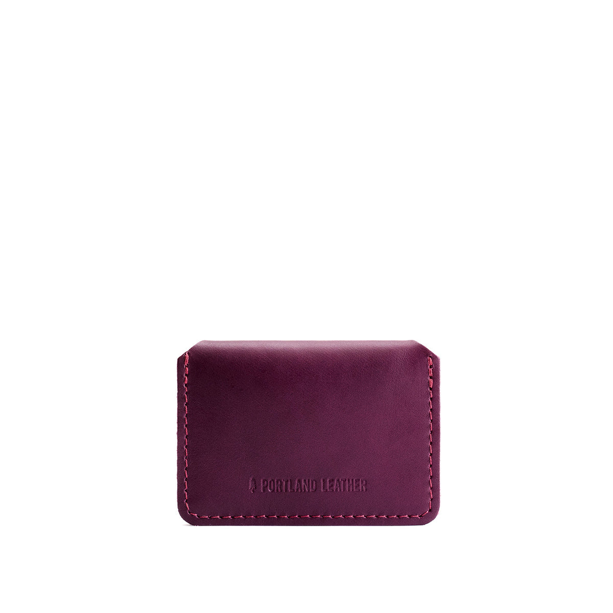 Lollipop | Small leather wallet with snap closure
