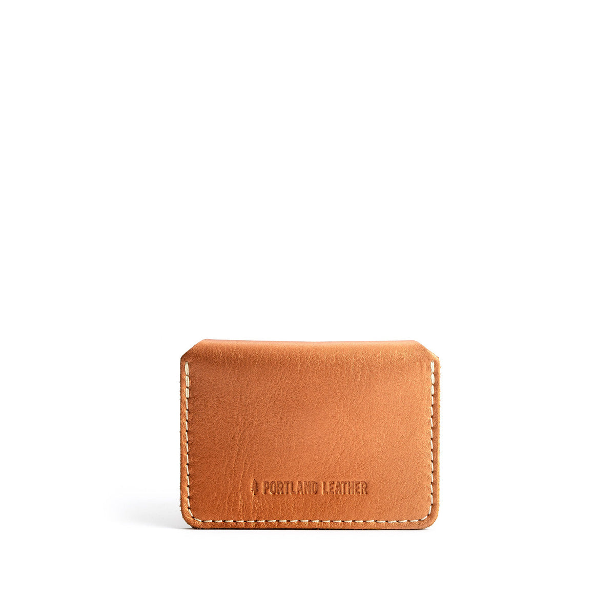 Hava | Small leather wallet with snap closure