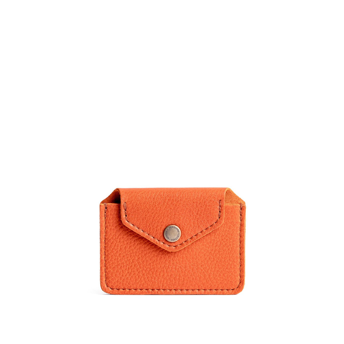 Koi | Small leather wallet with snap closure