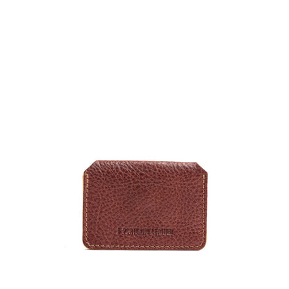 Nutmeg | Small leather wallet with snap closure