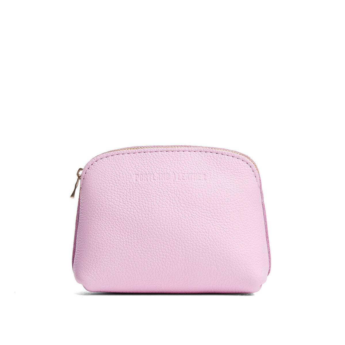 Pinkaboo*Classic | Compact leather pouch with top zipper