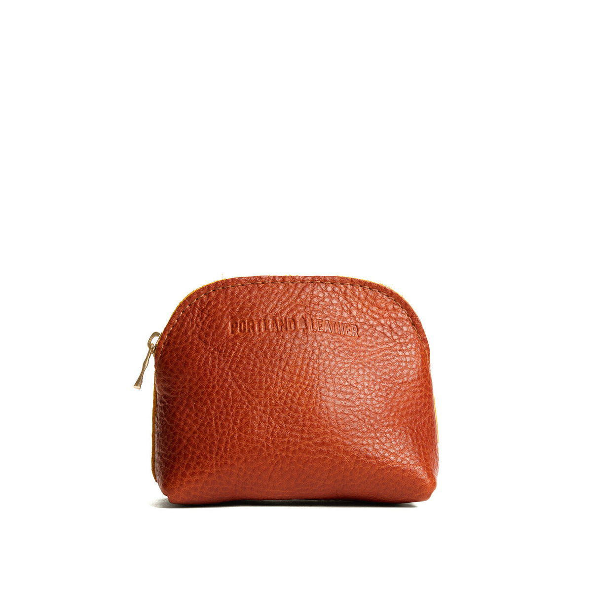 Sienna*Mini | Compact leather pouch with top zipper