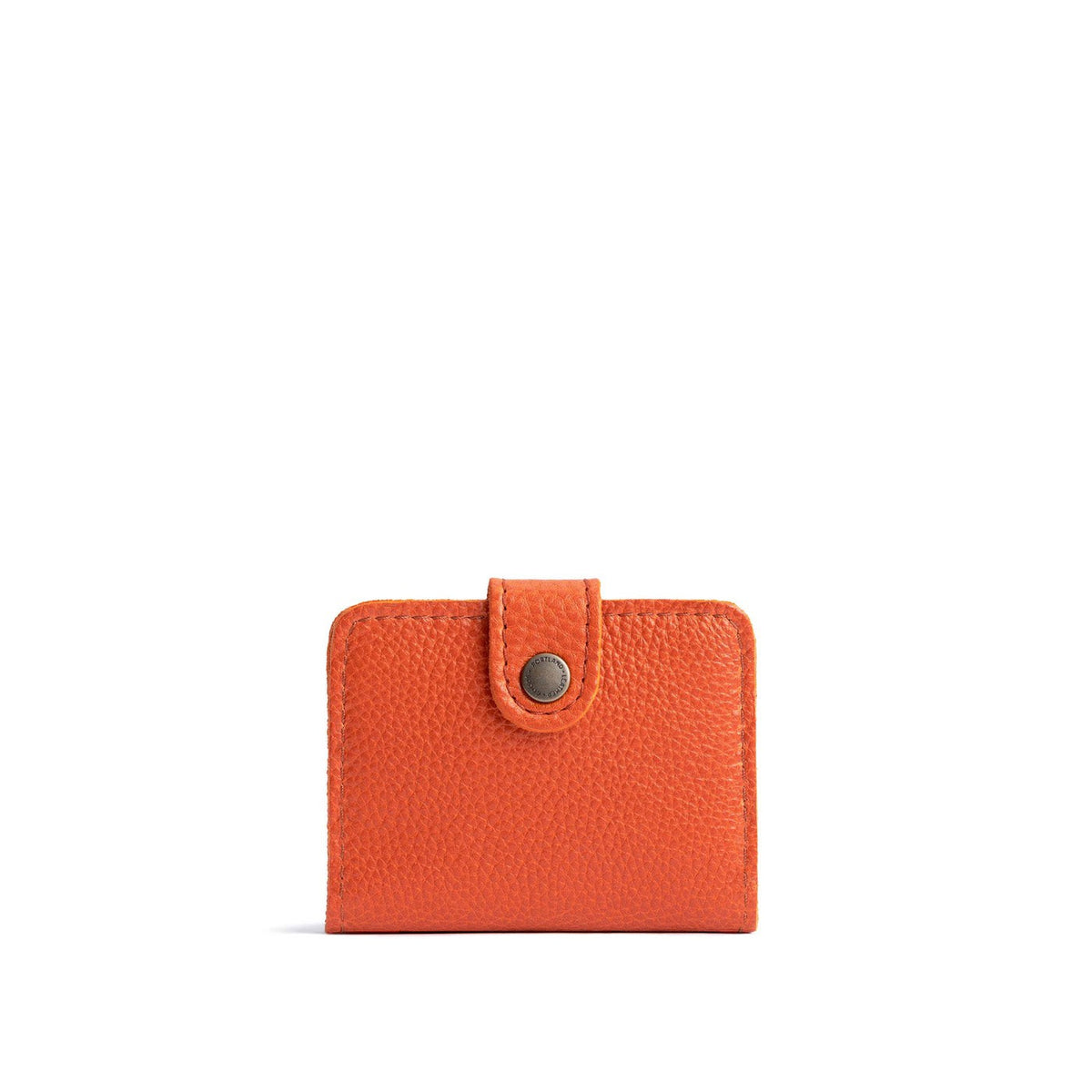 Koi | Small leather wallet with snap closed