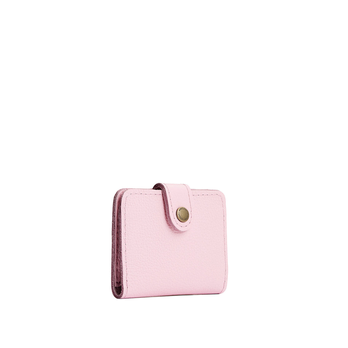 Pinkaboo | Small leather wallet with snap closed