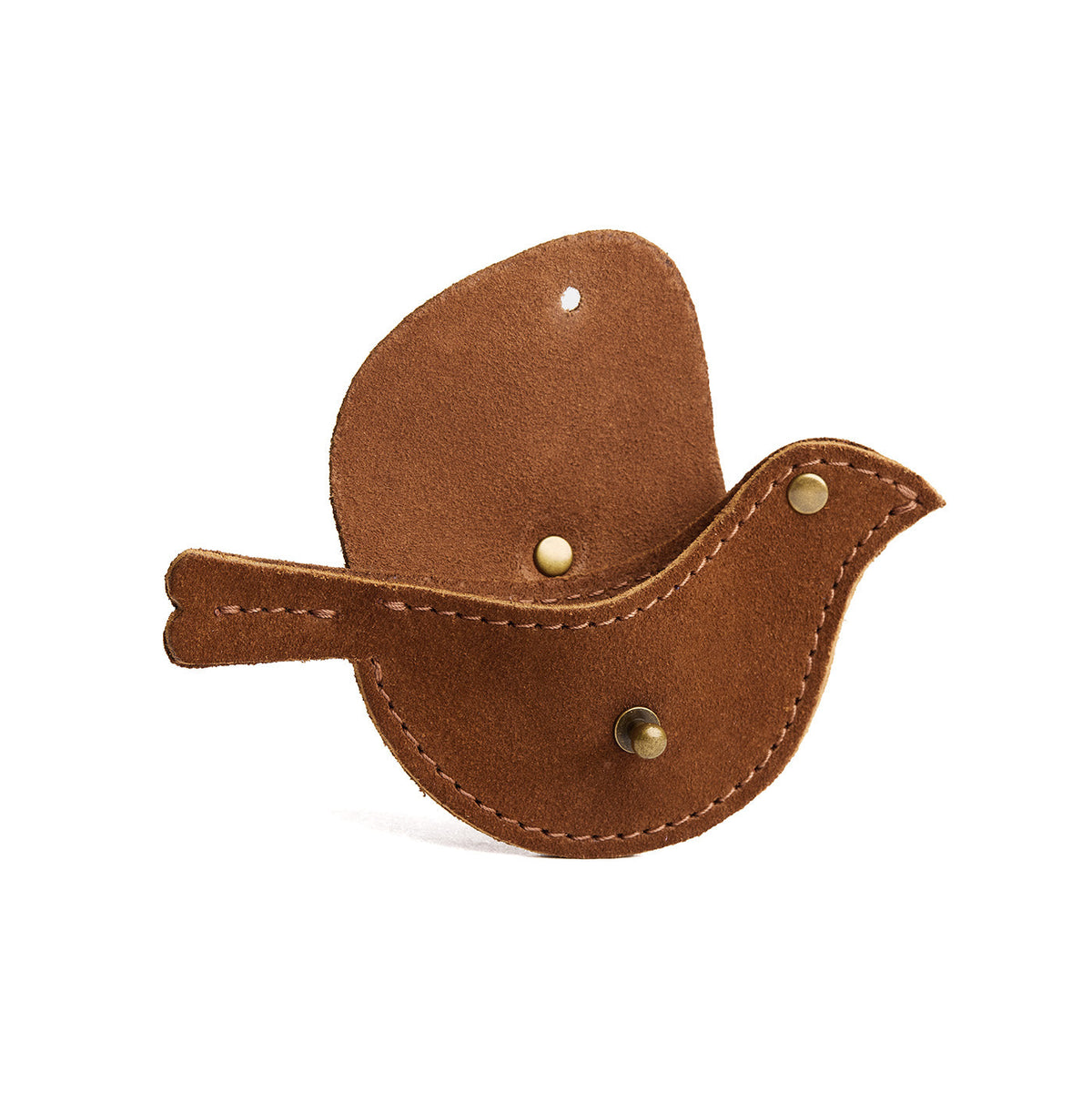 Jackson | Bird shaped pouch with button closure and lobster clasp