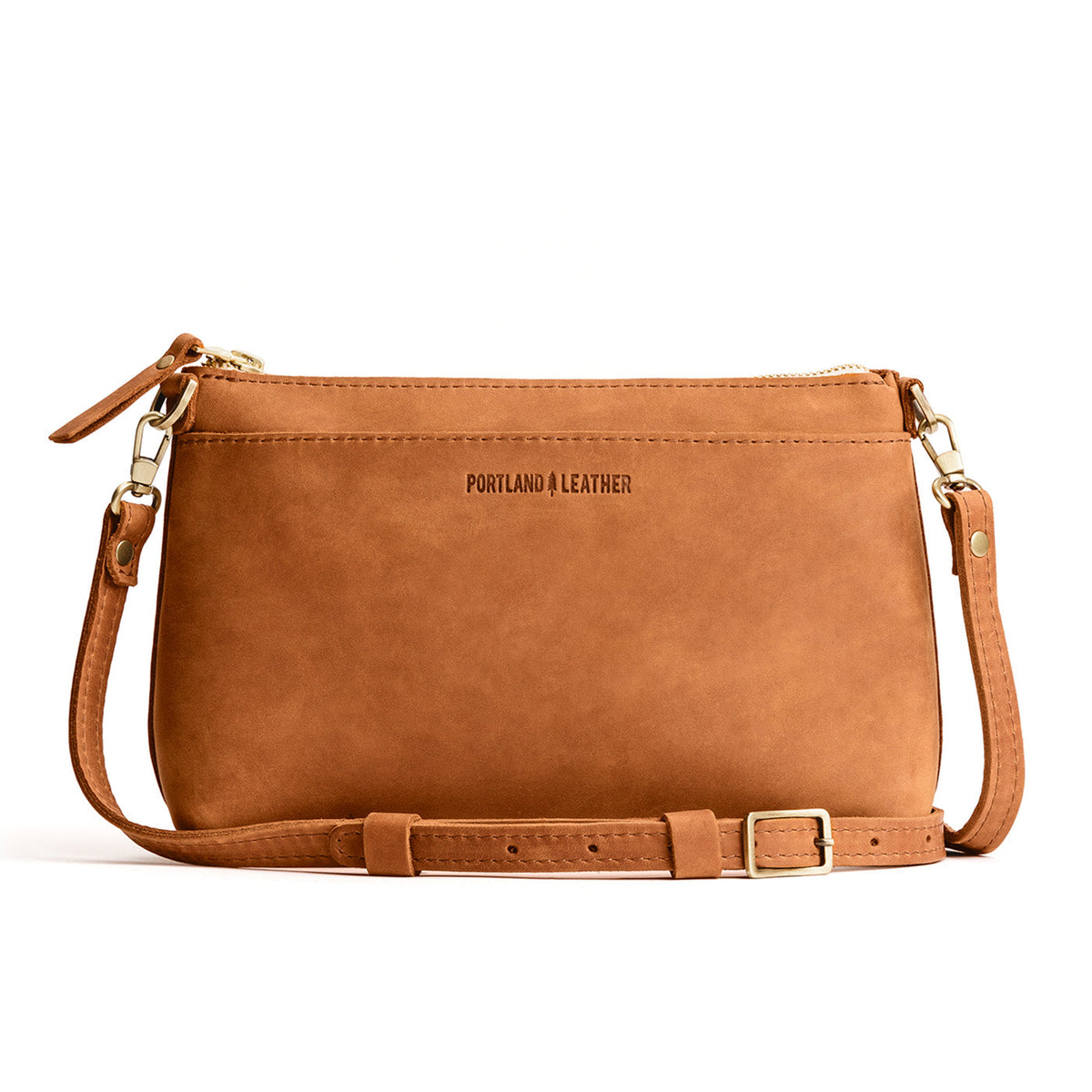 Dakota*Small | Zip top petite crossbody bag with detachable strap