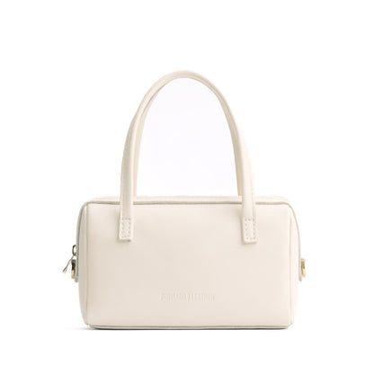 Bone*Small | Mini duffle shaped handbag with crossbody strap