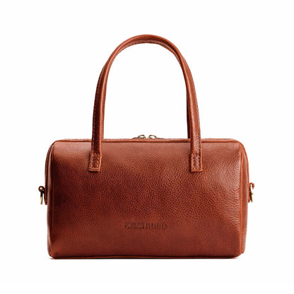 Nutmeg*Large | Mini duffle shaped handbag with crossbody strap