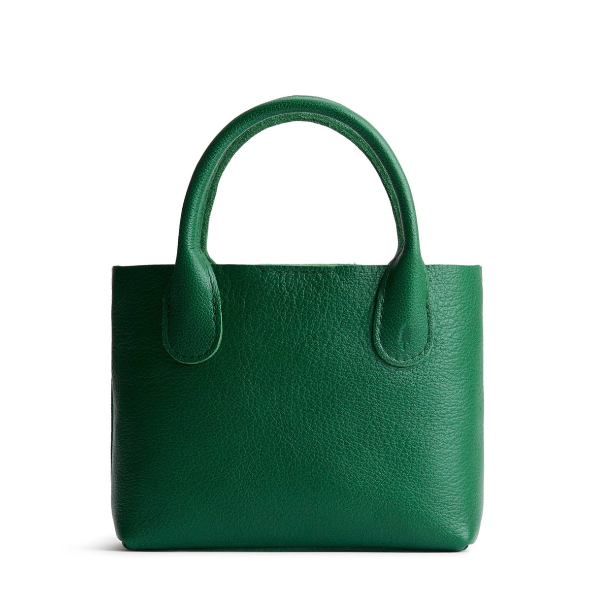 Bacalar*Small | Petite tote purse with structured leather handles and crossbody strap