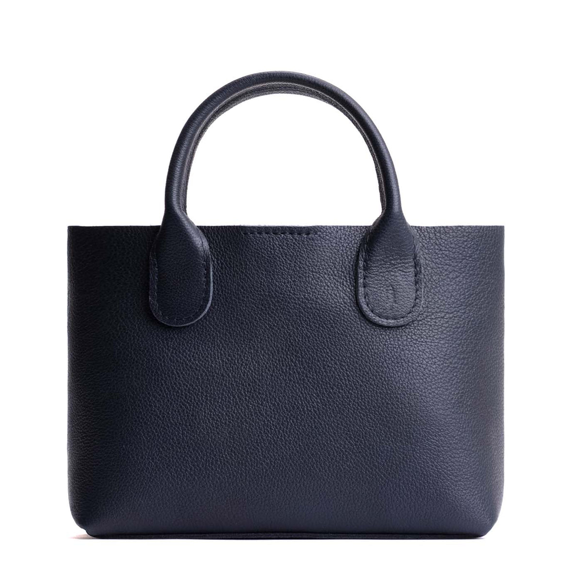 Night Owl*Large | Mid-size tote purse with structured leather handles and crossbody strap