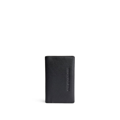 Black Rock | Leather bifold card holder wallet closed