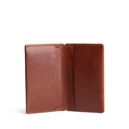 Saddlestone | Leather bifold card holder wallet open