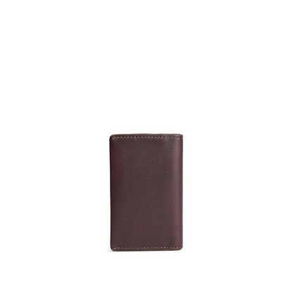 Trailstone | Leather bifold card holder wallet closed