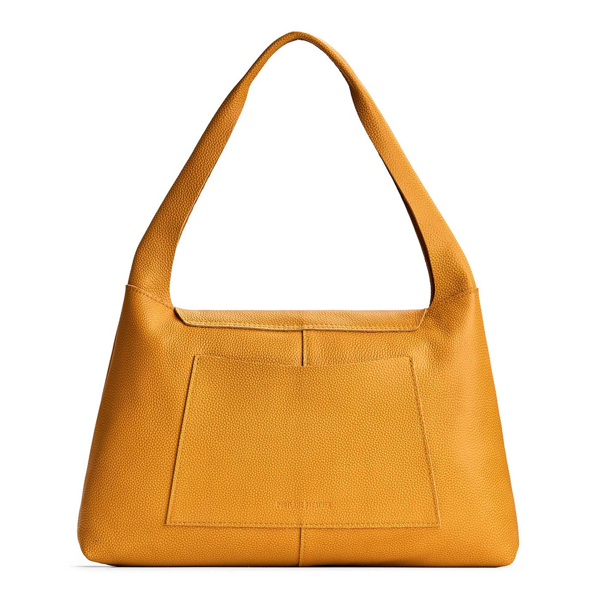Sunshine*Large | Slouchy triangle shaped shoulder bag with a flap