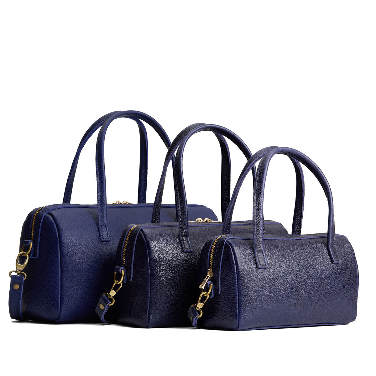 Cobalt | Three sizes of Doctor Bag with crossbody straps