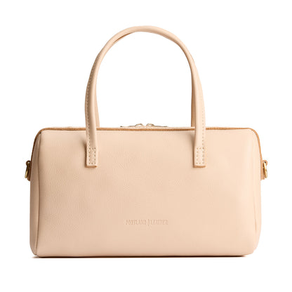 Moonflower*Oversized | Mini duffle shaped handbag with crossbody strap