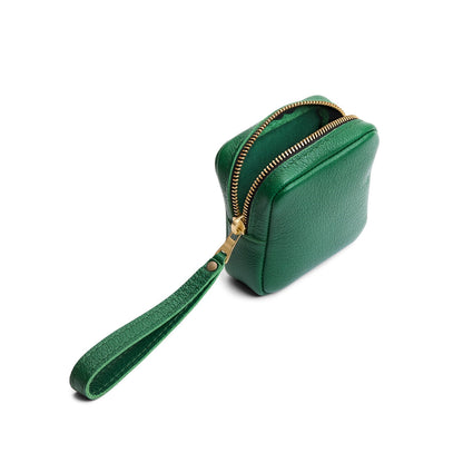 Bacalar | Square shaped small zip pouch with wristlet