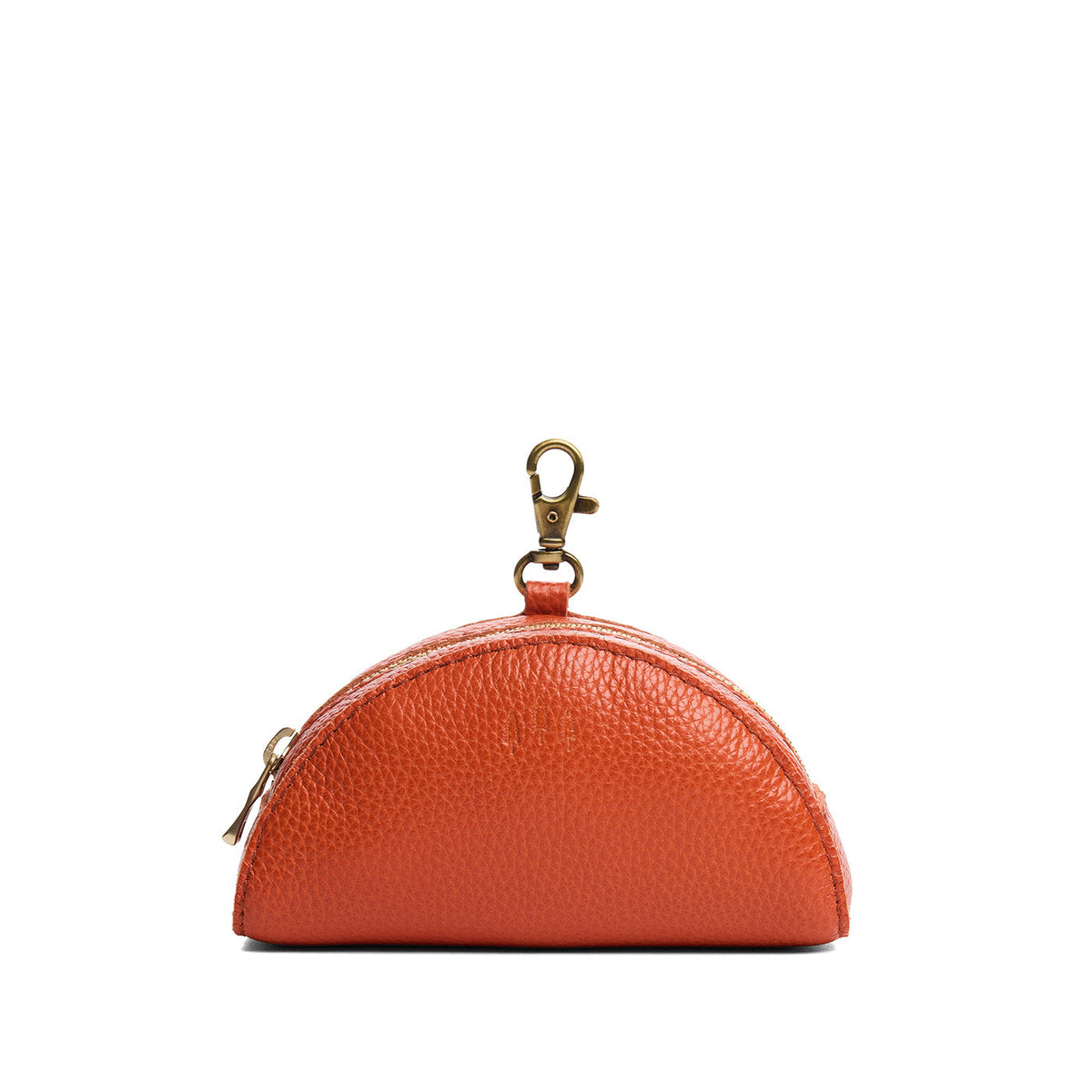 Koi | Small half-moon shaped keychain pouch with zipper closure
