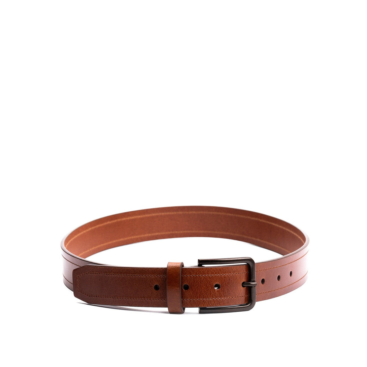 Amber | Belt with dual stitching detail