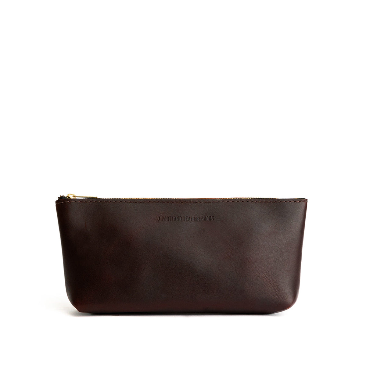 Grizzly | Leather utility bag pouch with top zipper
