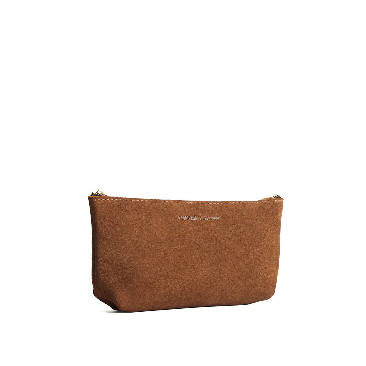 Jackson | Leather utility bag pouch with top zipper