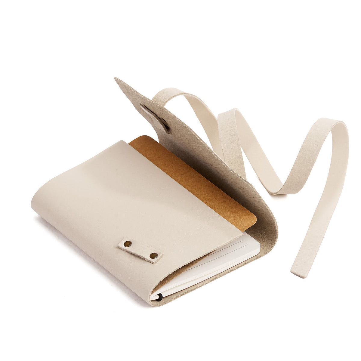 Bone*Medium | Wrap Journal open