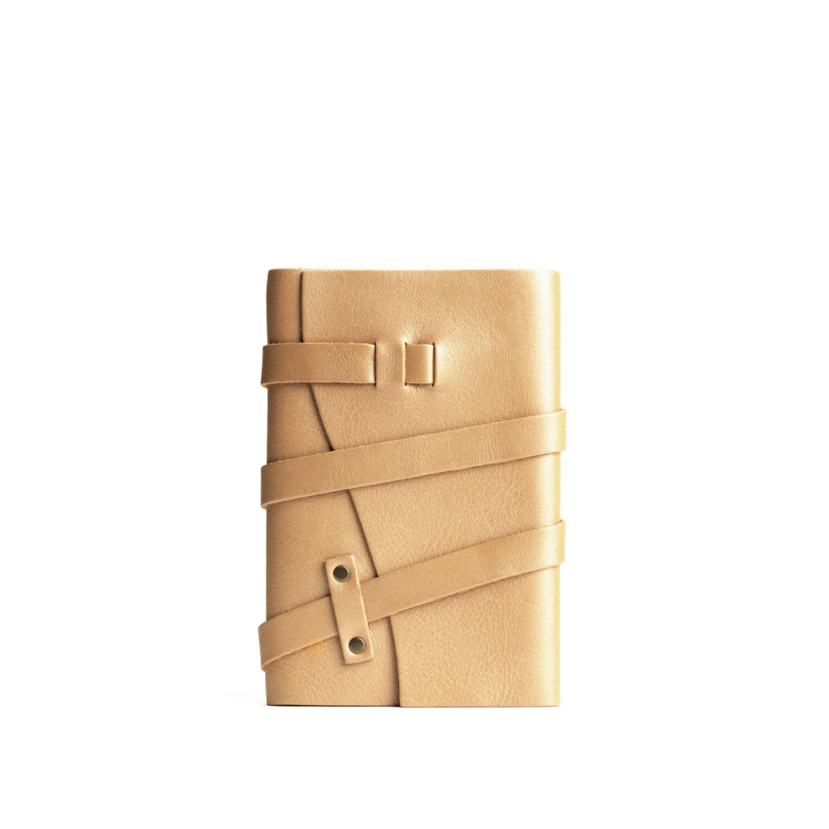 Champagne*Medium| Wrap Journal closed